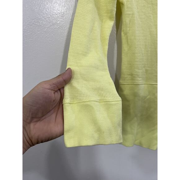 Vtg Y2K 90s Bella Minimalist Baby Cardigan S Academia Parisian Butter Yellow - Picture 2 of 16